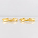Hoop Earrings Asby 2g / 1 in Yellow Gold 18K