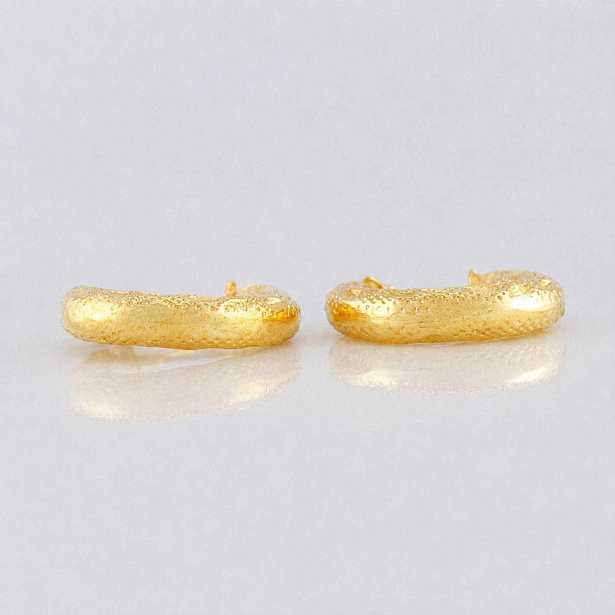 Hoop Earrings Maryo 2.15g / 3/4 in Yellow Gold 18K
