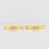 Hoop Earrings Cyrene 1.65g / 3/4 in 18K Yellow Gold