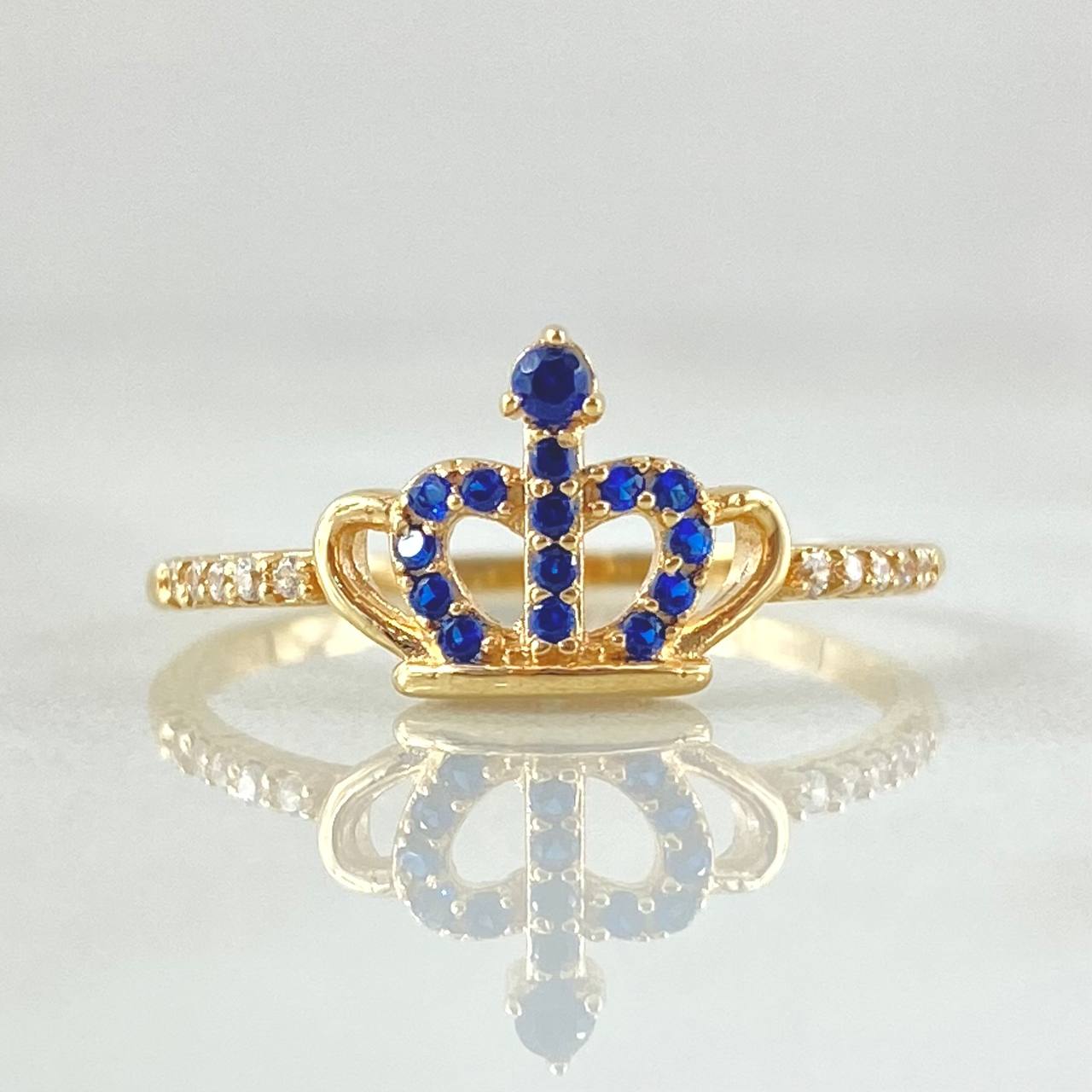 Anillo Corona 1.5gr / T6 3/4 / Oro 18K