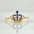 Anillo Corona 1.5gr / T6 3/4 / Oro 18K