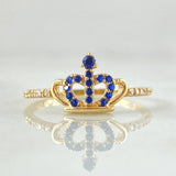 Anillo Corona 1.5gr / T6 3/4 / Oro 18K