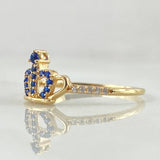 Anillo Corona 1.5gr / T6 3/4 / Oro 18K