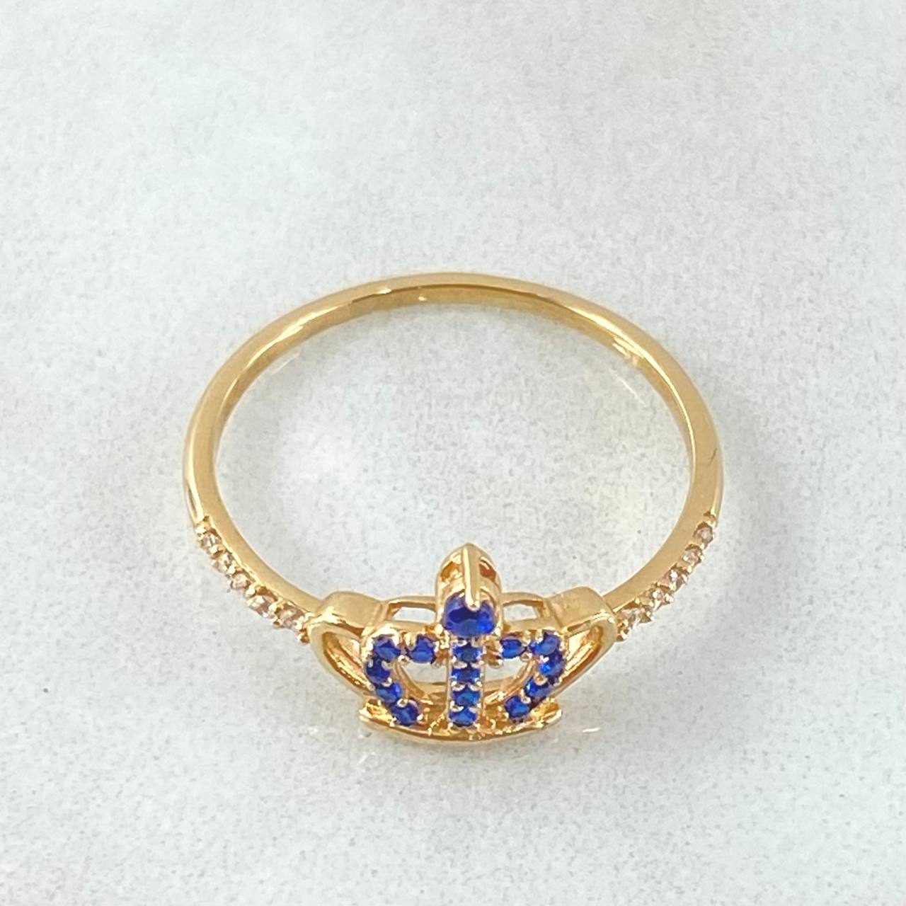 Anillo Corona 1.5gr / T6 3/4 / Oro 18K