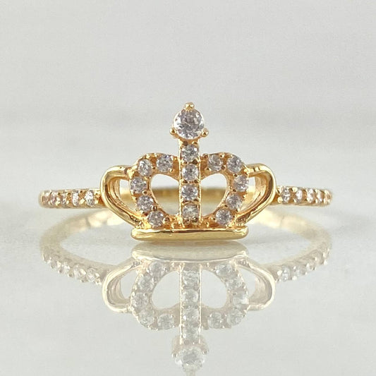 Crown Ring 1.55gr / T5 3/4 / 18K Yellow Gold ©