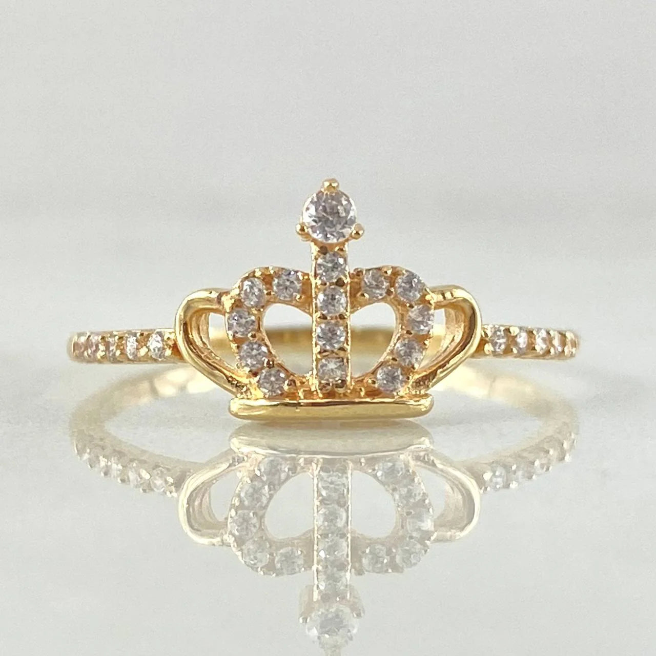 Crown Ring 1.45 g / T6 3/4 18K Yellow Gold