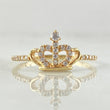 Anillo Corona 1.6gr / T7 3/4 / Oro Amarillo 18K ©