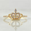 Crown Ring 1.45 g / T6 3/4 18K Yellow Gold