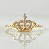 Crown Ring 1.45 g / T6 3/4 18K Yellow Gold