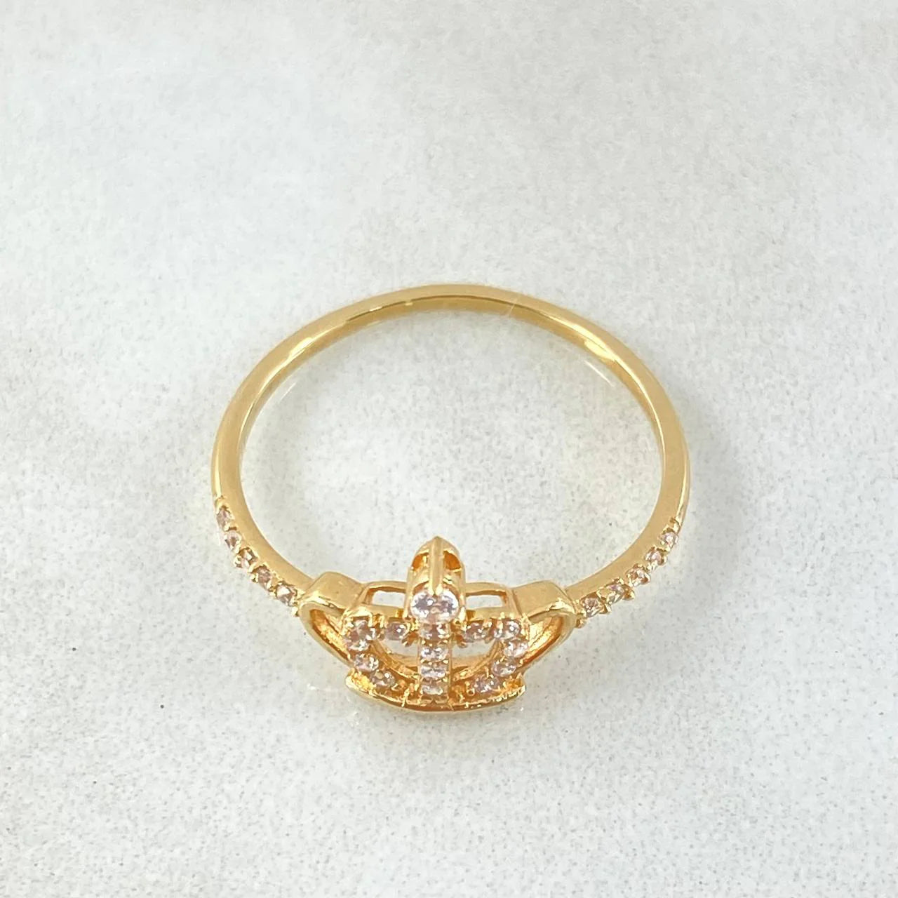 Crown Ring 1.45 g / T6 3/4 18K Yellow Gold