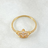 Anillo Corona 1.55gr / T6 3/4 / Oro Amarillo 18K ©