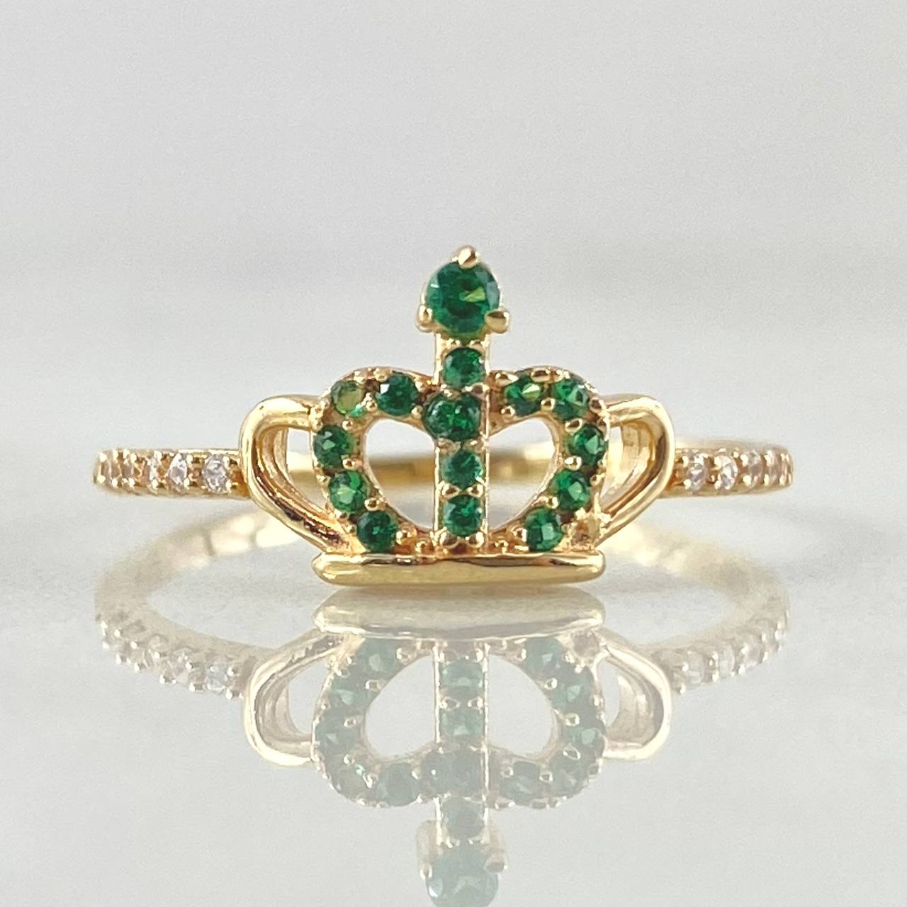 Crown Ring 1.45gr / Size 5 1/2 / 18K Gold