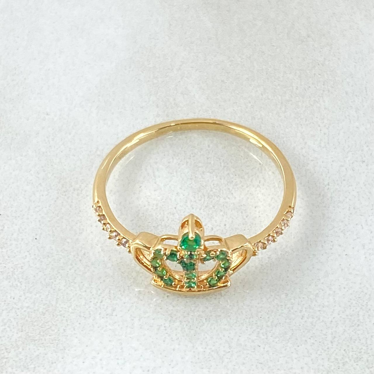 Crown Ring 1.45gr / Size 5 1/2 / 18K Gold