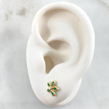 Flower Stud Earrings 0.75gr / 18K Gold ©