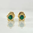 Stud Earrings Flower 0.9gr / 18K Yellow Gold