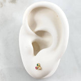 Stud Earrings Trio 0.55gr / 18K Gold