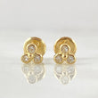 Topos Trio 0.6gr / 4mm Oro Amarillo 18K *