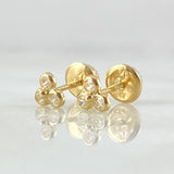 Topos Trio 0.6gr / 4mm Oro Amarillo 18K ©