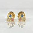Stud Earrings Trio 0.55gr / 18K Gold
