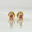 Ladybug Stud Earrings 0.65gr / 18K Gold