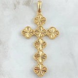 Pendant Clover Cross 10.55gr / 7.2cm / 18K Gold ©