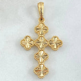 Pendant Cross Clover 4.55gr / 4.3cm (1.7in) / 18K Gold ©