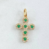 Pendant Dense Cross 1.4gr / 2.3cm / 18K Gold *