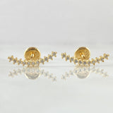 Stud Earrings Line 0.8gr / 1.4cm / 18K Yellow Gold
