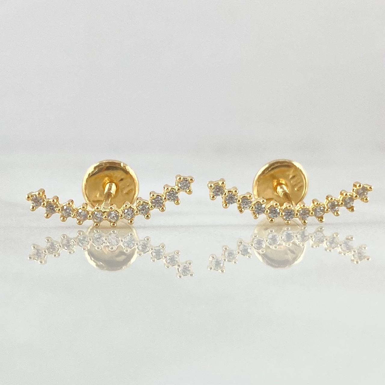 Star Arch Stud Earrings 0.8gr / 18K Gold ©