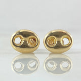 Stud Earrings Gc 0.75 g / in / 8.3 mm Yellow Gold 18K