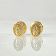 Virgin Guadalupe Stud Earrings 0.5gr / 18K Gold*