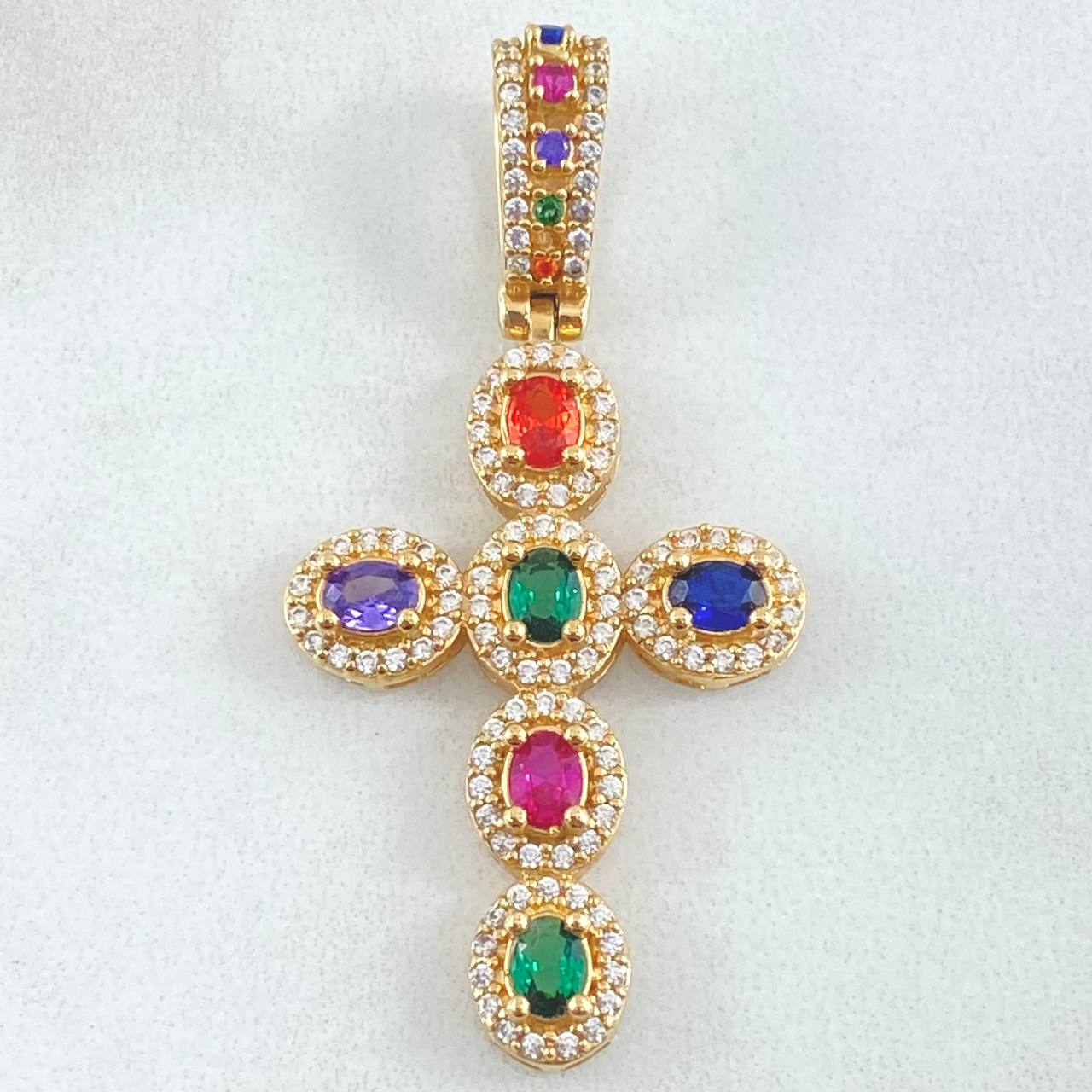 Pendant Dense Cross 4.85gr / 4.5cm / 18K Gold ©