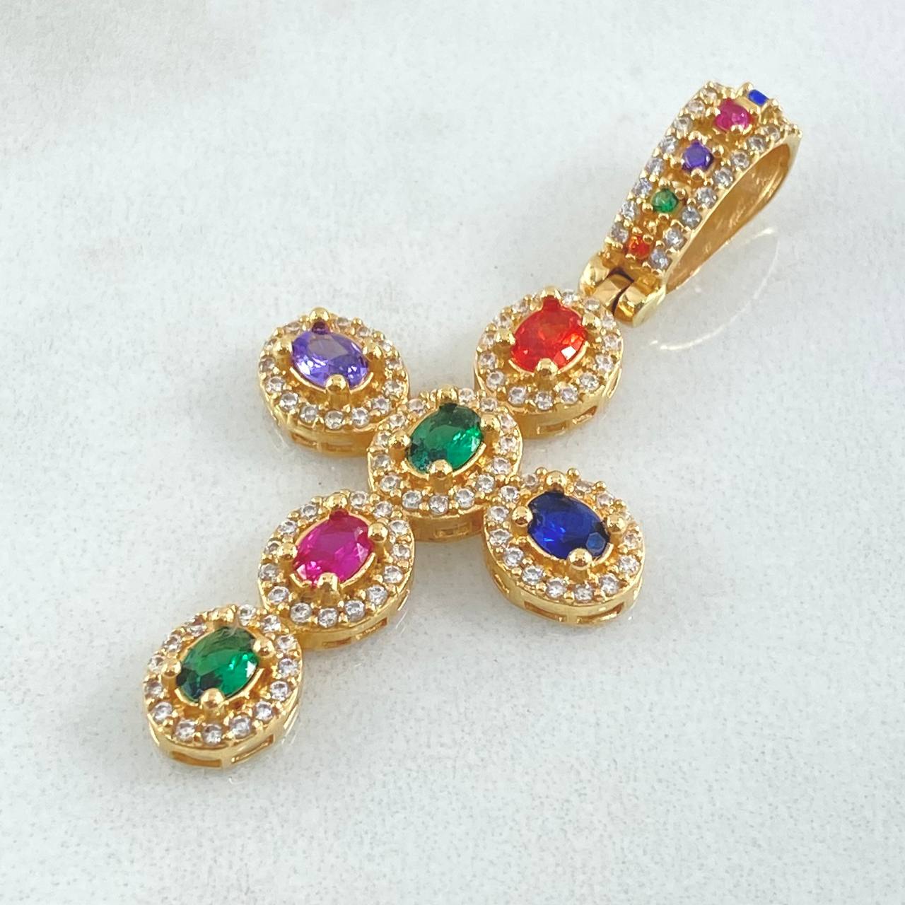 Pendant Dense Cross 4.85gr / 4.5cm / 18K Gold ©