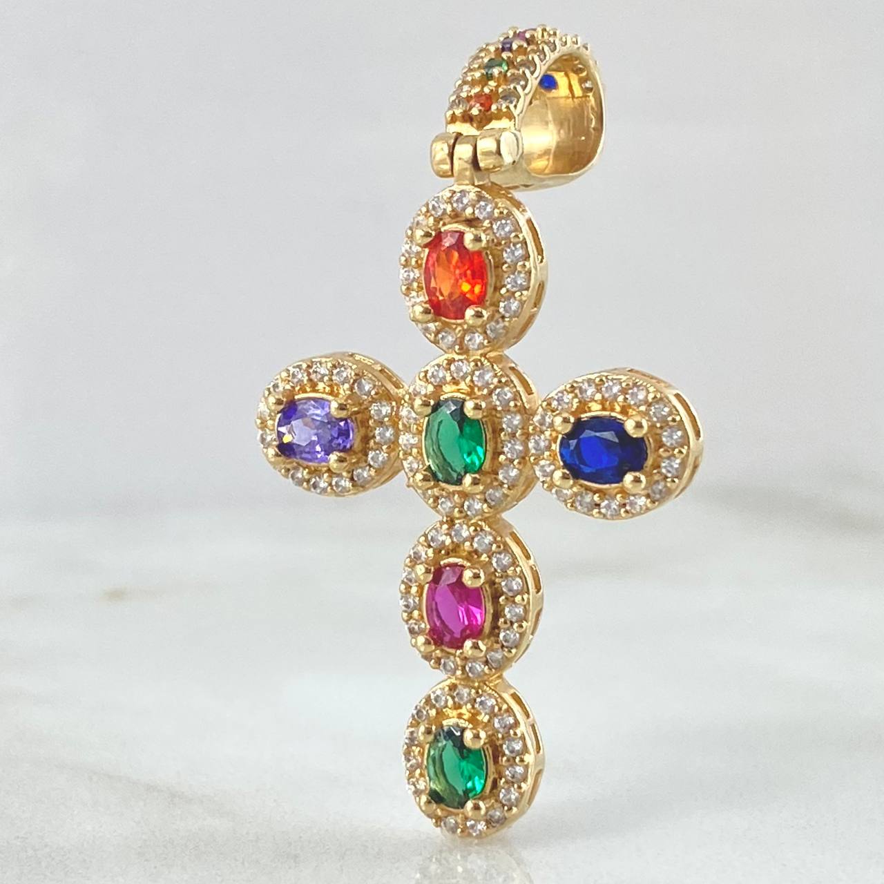 Pendant Dense Cross 4.85gr / 4.5cm / 18K Gold ©