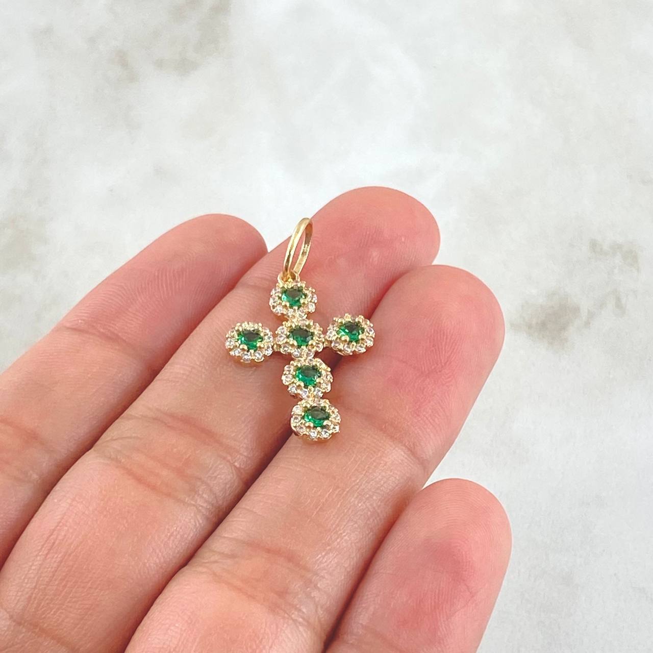 Pendant Dense Cross 1.85gr / 2.8cm / 18K Gold ©