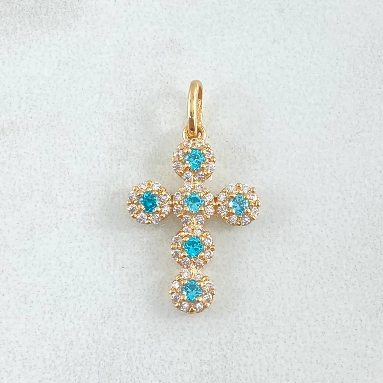 Pendant Dense Cross 1.45gr / 2.3cm / 18K Gold ©