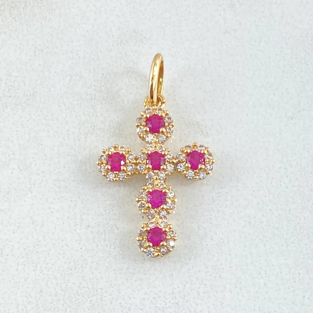 Pendant Dense Cross 1.4gr / 3.3cm / 18K Gold ©