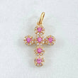 Pendant Dense Cross 1.45gr / 0.9in / 18K Gold ©