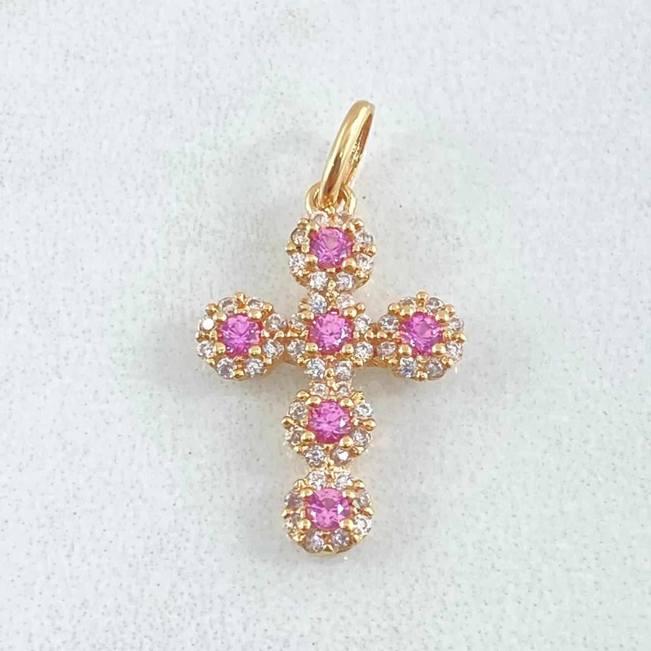 Pendant Dense Cross 1.4gr / 2.3cm / 18K Gold ©