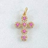 Pendant Dense Cross 1.4gr / 2.3cm / 18K Gold ©