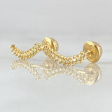 Stud Earrings Line 0.8gr / 1.4cm / 18K Gold ©