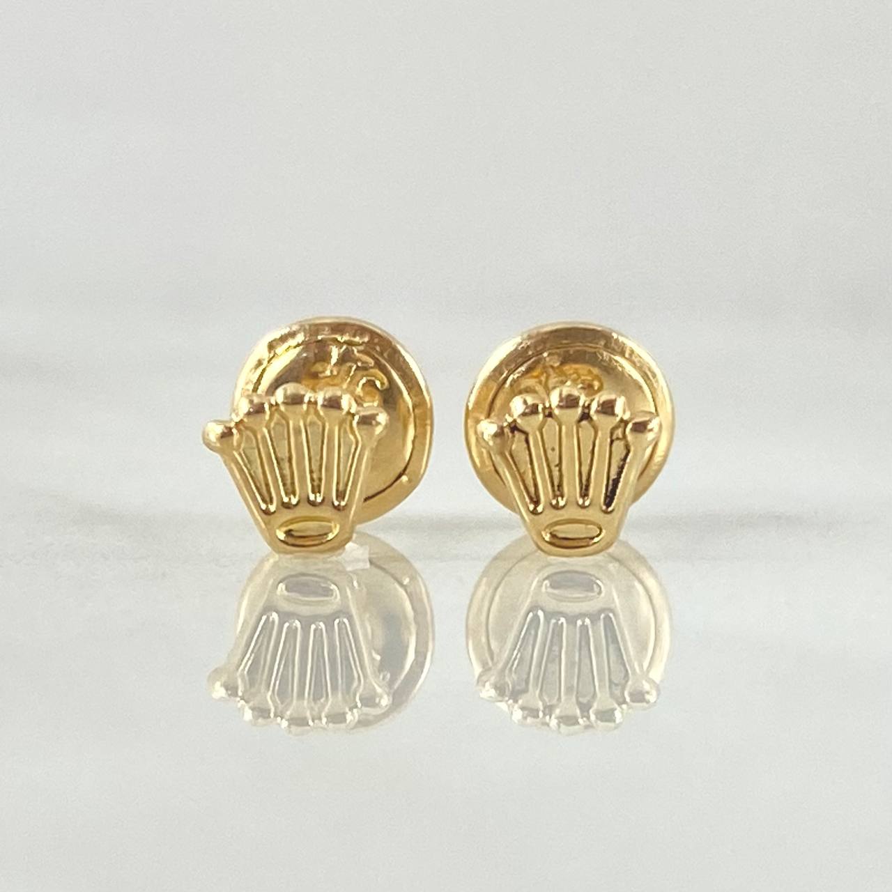 Topos Silueta Corona 0.5gr / Oro Amarillo 18K ©