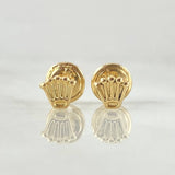 Crown Stud Earrings RX 0.5gr / 18K Gold*