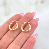 Candongas Mary 1.35gr / 3/4 in / Oro Amarillo 18K ©