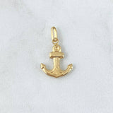Pendant Anchor 0.7gr / 2.4cm / Polished 18K Yellow Gold