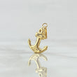 Pendant Anchor 0.7gr / 2.4cm / Polished 18K Yellow Gold