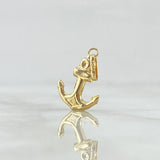 Pendant Anchor 0.7gr / 2.4cm / Polished 18K Yellow Gold