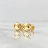 Stud Earrings GC 0.95gr / 10.2mm 18K Yellow Gold ©