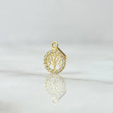 Pendant Tree of Life 0.3gr / 0.6in / 18K Gold ©