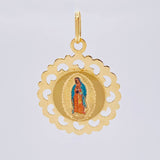 Pendant Virgin of Guadalupe 1.15 g / 1 in Yellow Gold 18K